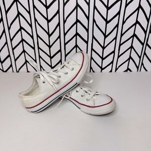 White converse kids size 2